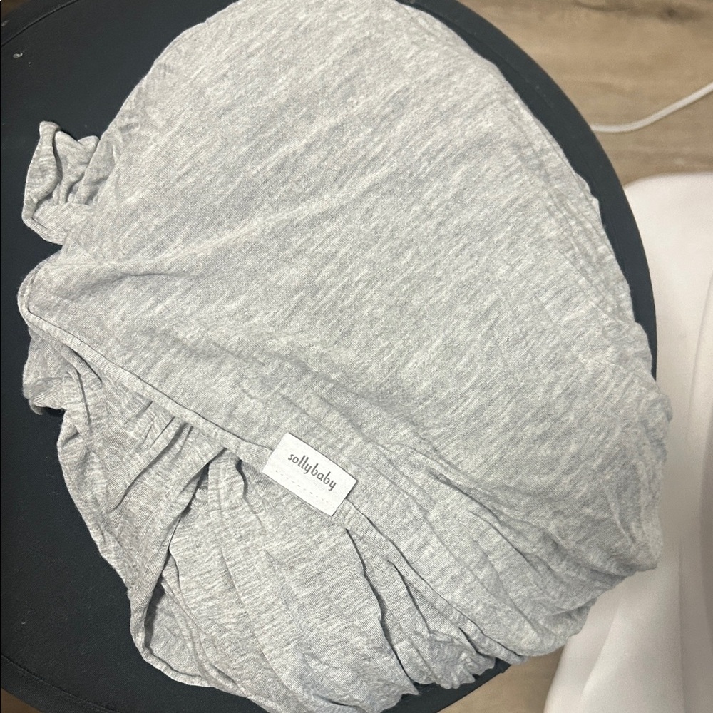 solly baby Light Heather Gray Swaddle
